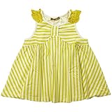 《H28年夏物》 nico hrat(ニコフラート) 製品洗い加工済み 天竺ストライプタンクチュニック 95cm/GN NO.B-260032