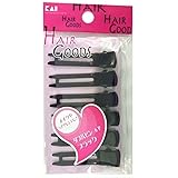 貝印 ヘアグッズ ダブルピン 6P ブラック HA3013