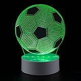 美しいUp 3d Optical Illusion Night Light 7 colors-changingランプLEDテーブルライト