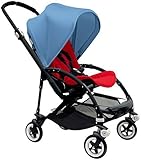 Bugaboo Bee3 Stroller - Ice Blue - Red - Black by Bugaboo [並行輸入品]