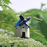 Generic 2Pc/lots Hot Sale Home Garden Decoraion Resin Craft Miniature Lawn Ornaments Micro Windmill 