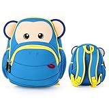 EchoAcc®子供用リュック 超軽量 かわいい 迷子防止 キッズバックパック リュックサック ディパック お弁当バッグ 動物 キッズ ベビー 男の子 女の子 アウトドア お出かけ 遠足 ハイキング 