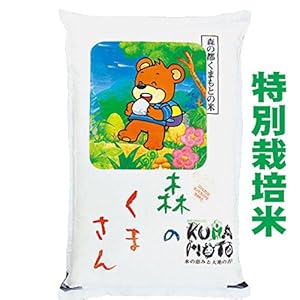 29年産 熊本産 特別栽培米 森のくまさん 5kg (５分づき（精米後約4.75kg）)