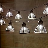 High Quality 3759WR20 Bente 20-Light LED Solar String Lights, Black, Includes Rechargeable Ni-MH Bat