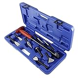 Capri Tools CP21074 Chisel and Punch Set with Long Handle, Red, 9 Piece [並行輸入品]