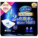 シルコットユニチャーム シルコット うるうるコットン スポンジ仕立て 80枚コットン本体