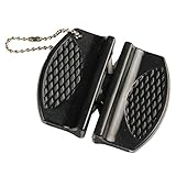 ライフシャープナー 砥石 研ぎ器 切れ味復活 操作簡単 携帯便利 家庭用 アウトドアに緊急用 使いやすい 軽い ４色 (ブラック)