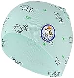 (コ-ランド) Co-land ベビー 帽子 新生児 ハット 可愛い ベビーハット キッズキャップ 女の子 男の子 赤ちゃん用 ニット帽 Eライトブルー