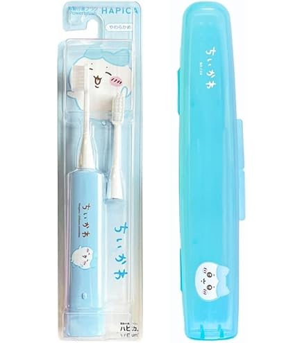 Amazon.co.jp: ハピカ 電動歯ブラシ ハードケースセット ちい かわいい