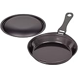 パール金属 ラクッキング 鉄製 蓋 ・ ハンドル 付 丸型 グリルパン 16cm 【日本製】HB-1951