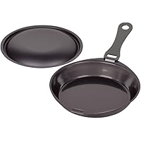 パール金属 ラクッキング 鉄製 蓋 ・ ハンドル 付 丸型 グリルパン 16cm 【日本製】HB-1951