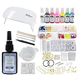 レジン液 と LED ライト 付き！ レジン オリジナル スターターキット