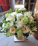 ＴＶチャンピオン出場 【お供え 今旬 フラワーアレンジメント 8,000円 白】お供え花 お悔み 花 ペットお供え花 ペット 四十九日 一周忌 お彼岸 新盆 お盆 命日 法事