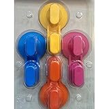 IKEA STUGVIKタオルフックマルチカラーセットの4吸盤