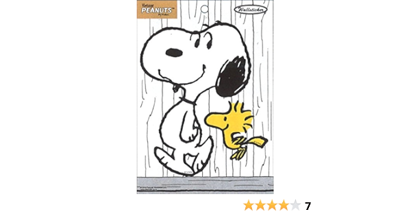 Amazon Co Jp Peanutsスヌーピーa5ウォールステッカースヌーピーとウッドストックpks46 ホーム キッチン