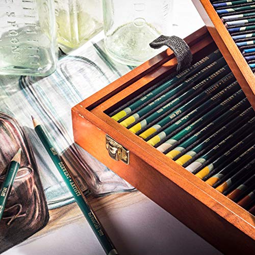 Derwent colored pencil artist color pencil 120 color set wood box set