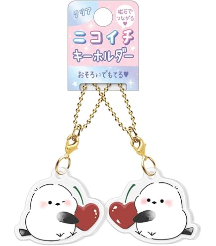 Amazon.co.jp: クラックス キーホルダー クリアニコイチキーホルダー