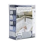 Airwrap 4-Sided Bed Bumpers (Silver Stars) by Airwrap