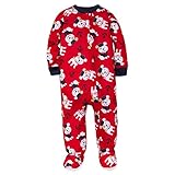 Little Me Baby Boys軽量ソフトZip FootieパジャマFooted Sleeper 12 – 24ヶ月 カラー: レッド
