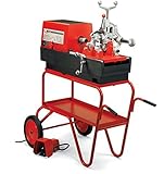 Rothenberger 00575 Collins Classic Built-In Pipe Cutter and Reamer with Foot-Operated Safety Switch,