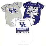 NCAA公式Kentucky Wildcats 3個入ります。ボディスーツクリーパーCrawler Set