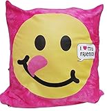Camp Autograph Pillows Camp Friends Emoji Pink [並行輸入品]