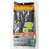 コーナンオリジナル アクティブグローブラバー ブラック M 3P M