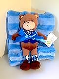 6458 Blanket Set w/ Doll Blue ONE by Cutie Pie Baby