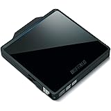 BUFFALO Boostケーブル搭載 ポータブルDVDドライブ ブラック DVSM-PC58U2V-BK