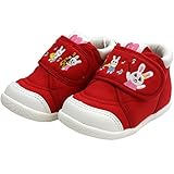 ミキハウス(mikihouse) うさこ音楽隊♪セカンドベビーシューズ (15cm, 赤（02）)