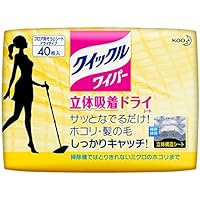 クイックルワイパー フロア用掃除道具 ドライシート 40枚