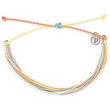 Pura Vida Boys' Hakuna Matata Anklet - Iron-Coated Charm, Adjustable Band - 100% Waterproof