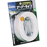 グラス・ファイバー工研 駐車場用ラインテープ ブーブーライン T型 [BBL3-T2P] 釘の種類:砂利用