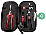 簡単 キレイ カット 果樹 接ぎ木 枝接ぎ ハサミ 接木 専用 替刃 2枚 剪定ばさみ 接ぎ木テープ セット (ケース付き)