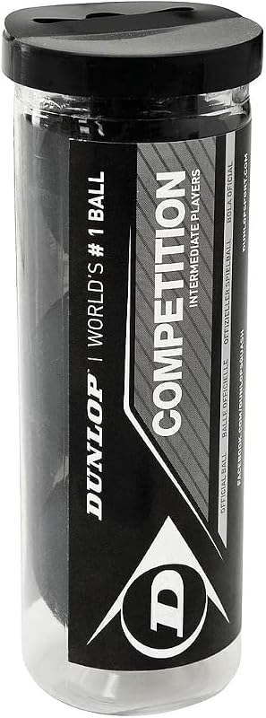 Dunlop 競技用 スカッシュボール 3ボールチューブ入り