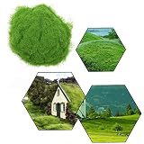 人工芝生パウダー モデル草 5mm 薄緑 50g グラス模型 建物モデル 装飾 風景 箱庭 鉄道模型 ジオラマ DIY CFA6LG-1JP