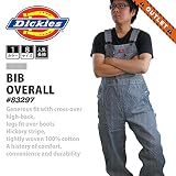 【アウトレット】 ディッキーズ オーバーオール サロペット ヒッコリー メンズ & レディース 83297 色:HICKORY サイズ:30