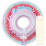 Swimavaスイマーバ【日本正規品】うきわ首リング＆美人家オリジナルレッグウォーマー (ウォーターメロン+美人家オリジナル ベビー用レッグウォーマー)