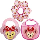 【ディズニー】 Disney シェリーメイ スタイ ビブ よだれかけ 3枚セット リボン 香港 HKDL 海外ディズニー限定