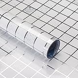 B-PING 台所用壁紙シート キッチンシート 防水防火 洗面台 トイレまわりも適用 インテリア DIYリフォーム 高品質 高級感 (銀白色)