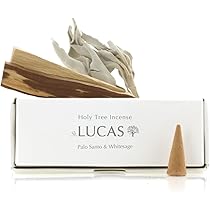 Amazon.co.jp: LUCAS ホワイトセージ 浄化用お香 (パロサント