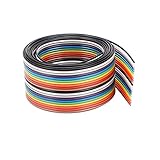 uxcell　リボンケーブル　レインボーカラー　プラスチック　アイロン　1.25mm