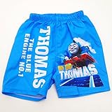 きかんしゃトーマス サーフパンツ 水着 （342-167304） (90cm, ブルー)