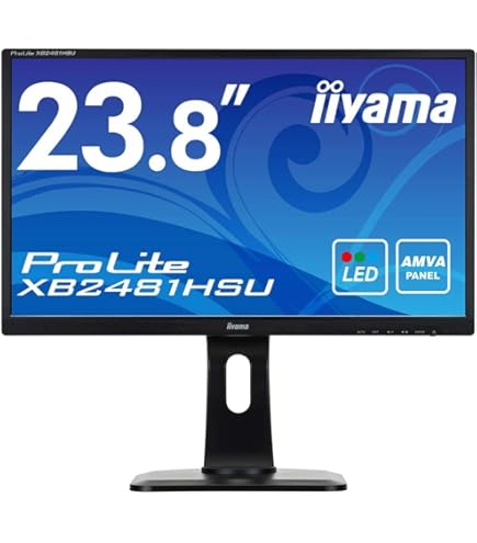 Amazon.co.jp: iiyama モニター ディスプレイ XU2492HSU-B6 23.8インチ