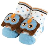 Stephan Baby Non-Skid Rattle Socks, Mr. Hooty Owl, 6-12 Months by Stephan Baby [並行輸入品]