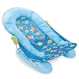Summer Infant社製 今日から1人で赤ちゃん入浴 ベビーバスチェア ラージバザー 18550a ソフト バスチェア 折りたたみ Bubble Fish