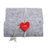 HKUN フォトアルバム ハーパーハウス ましかくアルバム フレーム オーシャン 可愛いハート柄 ,L