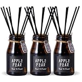 ジョンズブレンド ディフューザー アップルペアー 約3ヶ月分 140mL 3本セット ルームフレグランス リードディフューザー スティック 芳香剤 玄関 部屋用 母の日ギフト