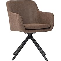 Amazon.co.jp: smoo ダイニングチェア 回転 肘付 ブークレ