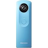 RICOH デジタルカメラ RICOH THETA m15 (ブルー) 全天球 360度カメラ 0910703